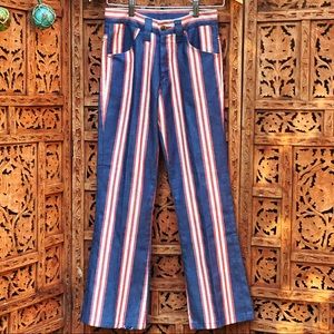 1970s Farah Rock 'n' Roll Denim Straight Leg Pants